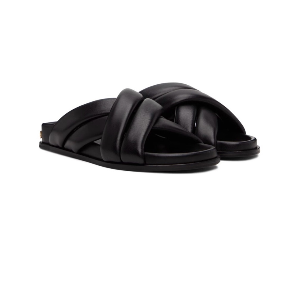 Anine Bing Black Lizzie Slides